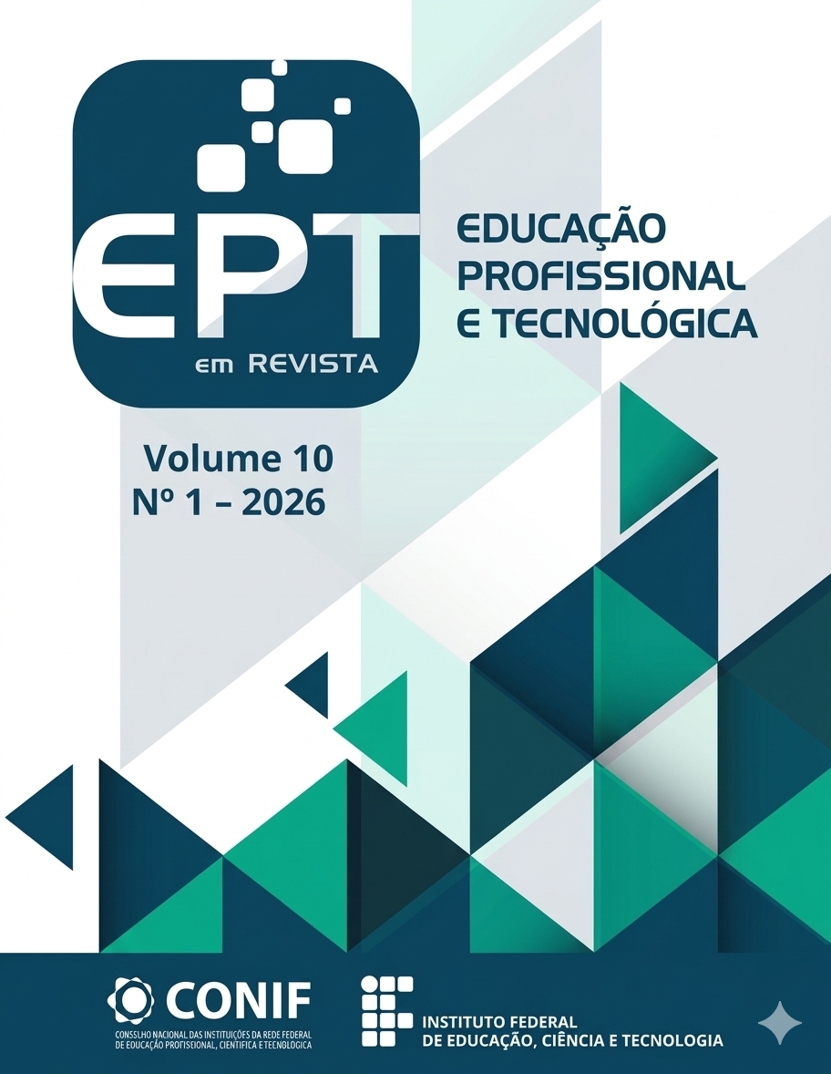 					View Vol. 10 No. 1 (2026): Educação Profissional e Tecnológica em revista
				
